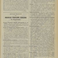 1045 - Page 1037 - Analyses. Thérapeutique. Étude pharmacodynamique et thérapeutique sur la digalène. (MM. le Professeur G. Pouchet et le Docteur G. Bardet, Bull. gén. de thérap...). [L. Gayard] / Articles originaux des principales publications françaises et étrangères. Archives d'électricité médicale expérimentales et cliniques / Archives de médecine et de pharmacie navales / Archives générales de médecine / Archives internationales de neurologie / Archives médicales d'Angers / Bulletin général de thérapeutique / Bulletin médical / Bulletin médical de l'Algérie / Clinique / Gazette des praticiens / Gazette hebdomadaire des sciences médicales de Bordeaux / Journal des praticiens / Toulouse médical / Tunisie médicale / Union médicale et scientifique du Nord-Est