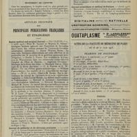 1063 - Page 1055 - Sociétés savantes. Société de chirurgie. (Séance du 4 juin 1913). Traitement de l'appendicite. M. Potherat / Formulaire. Traitement de l'apepsie / Articles originaux des principales publications françaises et étrangères. Boston medical and surgical Journal / Journal de médecine et de chirurgie pratiques / Journal de médecine de Bordeaux / Journal de médecine interne / Journal scientifique et médical de Poitiers / Actes de la Faculté de médecine de Paris du 16 au 21 juin 1913. Examens de doctorat / Thèses