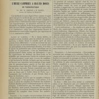 1088 - Page 1080 - Clinique médicale. Cancer du côlon pelvien. Par M. Albert Mathieu... / L'huile camphrée à hautes doses en thérapeutique. Par MM. M. Arrivat et H. Roziès...