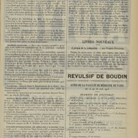 1099 - Page 1091 - Chronique et nouvelles scientifiques. Concours de l'assistance médicale à domicile / Société Lagoguey / Hôpital de la Pitié / Congrès international de médecine à Londres / Nécrologie / Chemins de fer de Paris-Lyon-Méditerranée / Livres nouveaux. A propos de la crémation, par Eugène Fournier. [A. Gaullieur L'Hardy] / Actes de la Faculté de médecine de Paris du 23 au 28 juin 1913. Examens de doctorat