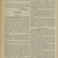 1124 - Page 1116 - Jurisprudence. Le voisinage des cliniques. [R.-Marcel Petit] / Analyses. Médecine. Une source possible de danger dans l'emploi des injections de sérum antiméningococcique. (S. P. Kramer. The journ. of the Amer. med. ass...). [M. Lance] / Disparition du sucre après ablation de tumeurs chez des diabétiques. (Morris Mauges. Journ. Amer. med. Assoc...). [F. Gardner] / Médecine infantile. Réactions méningées et auto-intoxications. (Hutinel. La pédiatrie pratique...). [B. Gayard]