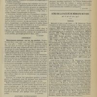1125 - Page 1117 - Analyses. Médecine infantile. Les diathèses infantiles. (G. Schreiber. Arch de méd. des enfants...). [B. Gayard] / Chirurgie. Vésiculotomie séminale : son but, ses résultats (Eugène Fuller. Journ. med. assoc...). [F. Gardner] / Anatomie pathologique. Un cas de cancer de l'appendice. (MM. Massart et Delval. Bull. soc. anat...). [L. Alquier] / Un nouveau cas de maladie de Friedreich avec autopsie. (A. Lambrios. Revue neurol...). [L. Alquier] / Actes de la Faculté de médecine de Paris du 23 au 28 juin 1913). Thèses