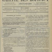 1129 - Page 1121 - Sommaire / Chronique et nouvelles scientifiques. Hôpitaux de Paris / Concours de l'agrégation / L'annulation du concours d'agrégation de physiologie / Facultés de médecine / Écoles de médecine