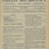 1193 - Page 1185 - Sommaire / Chronique et nouvelles scientifiques. Concours de l'agrégation / Facultés de médecine / Les frais des concours d'agrégation des Facultés de médecine en 1913 / Concours de l'assistance médicale à domicile / Guerre / Renseignements