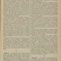 1201 - Page 1193 - Revue générale. Syphilis maligne précoce. Par M. Louis Brin... VI. Evolution et pronostic / VII. Diagnostic / VIII. Pathogénie