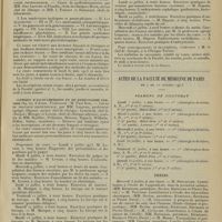 1205 - Page 1197 - Cours et conférences. Clinique médicale de Saint-Antoine. (Professeur : M. A. Chauffard) / Clinique d'accouchements et de gynécologie tarnier (89, rue d'Assas. Professeur : M. Paul Bar) / Actes de la Faculté de médecine de Paris du 7 au 12 juillet 1913. Examens de doctorat / Thèses