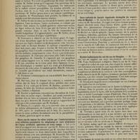 1220 - Page 1212 - Sociétés savantes. Société de chirurgie. (Séance du 25 juin 1913). Oedème aigu du membre supérieur. M. Delbet, à propos de la communication faite dans la dernière séance, par M. Rochard / Deux cas de cancer du côlon traités par l'extériorisation avec ablation secondaire du néoplasme et cure ultérieure de l'anus artificiel, opération en trois temps. M. Demoulin à propos de deux observations adressées par M. Anselme Schwartz / Cure radicale de hernie inguinale étranglée du ventricule de Meckel. M. Jacob, sur une observation de M. Reverchon / Kystes hydatiques du cul-de-sac de Douglas. M. Launay, sur trois observations adressées par MM. Veau, Soubeyrand et Alglave
