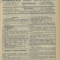 1257 - Page 1249 - Sommaire / Chronique et nouvelles scientifiques. Concours de l'agrégation / Facultés de médecine / Hôpital Saint-Joseph / Hôpitaux de Province / Guerre