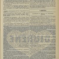 1259 - Page 1251 - Chronique et nouvelles scientifiques. Guerre / Marine / Ministère de l'intérieur / L'exercice illégal de la pharmacie / Nécrologie / L'autopsie volontaire / Variétés. Inauguration du médaillon du Professeur Raymond