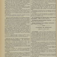 1282 - Page 1274 - Sociétés savantes. Académie des sciences. (Séance du 30 juin 1913). Les glandes génitales et le système dentaire. M. R. Robinson... / Action de l'extrait thyroïdien sur la sécrétion surrénale. MM. E. Gley et Alf. Quinquaud / Recherches sur les variations de l'acide phosphorique dans l'urine et le foie des cancéreux. M. Albert Robin / Académie de médecine. (Séance du 7 juillet 1913). La loi Roussel. M. Le Président