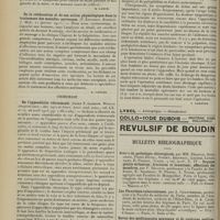 1298 - Page 1290 - Analyses. Médecine. Ophtalmoscopie post mortem. La coagulation segmentaire intravasculaire. (Morris H. Kahn. Medical Record...). [M. Lance] / De la rééducation et de son action physiologique dans le traitement des maladies nerveuses. (P. Kouindjy. Rundsch. f. Med...). [B. Gayard] / Chirurgie. De l'appendicite rétrocaecale. (Jabez N. Jackson. Western Surgical assoc...). [F. Gardner] / Bulletin bibliographique