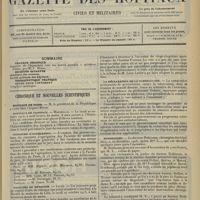1357 - Page 1349 - Sommaire / Chronique et nouvelles scientifiques. Hôpitaux de Paris / Hôpitaux de Province / Concours d'agrégation / Facultés de médecine / Collège de France / La promotion du XXVe anniversaire de l'Institut Pasteur / La déclaration de la tuberculose / Honoraires. (Voir la suite, p. 1357) / Renseignements