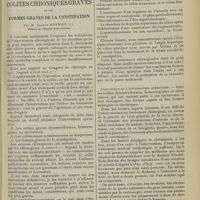 1387 - Page 1379 - Clinique médicale. Traitement chirurgical des colites chroniques graves et des formes graves de la constipation. Par M. Albert Mathieu...