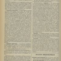 1406 - Page 1398 - Notes pour l'internat. Symphyse cardiaque (A suivre) / Bulletin bibliographique