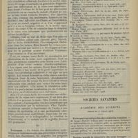 1417 - Page 1409 - Revue générale. Oblitérations de la veine cave supérieure. Par M. P. Hébrard... IX. Pronostic / X. Diagnostic / XI. Traitement / Sociétés Savantes. Académie des sciences. (Séance du 21 juillet 1913). Etude spectrographique des eaux minérales françaises. M. Jacques Bardet / Nouveau procédé de découverte des corps étrangers. M. Miramond de Laroquette