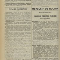 1418 - Page 1410 - Sociétés Savantes. Académie des sciences. (Séance du 21 juillet 1913). Nouveau procédé de découverte des corps étrangers. M. Miramond de Laroquette / Cours et conférences. Gynécologie / Clinique Baudelocque. (Service de M. le Professeur Pinard) / Articles originaux des principales publications françaises et étrangères. Paris médical / Presse médicale / Progrès médical / Province médicale / Revue hebdomadaire de laryngologie, otologie et rhinologie / Union médicale et scientifique du Nord-Est