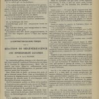 1425 - Page 1417 - Le traitement des brûlures par l'héliothérapie ; par M. A. Aimes... / La contraction galvano-tonique dans la réaction de dégénérescence avec hypoexcitation galvanique. Par M. Louis Delherm
