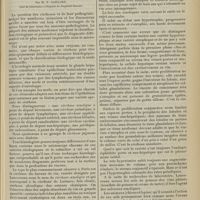 1495 - Page 1487 - Diagnostic histologique différentiel et interprétation des cirrhoses du foie. Par M. F. Cailliau...