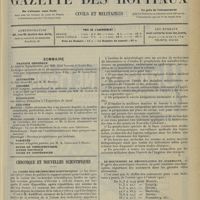 1553 - Page 1545 - Sommaire / Chronique et nouvelles scientifiques. La caisse des recherches scientifiques / L'institut de microbiologie de Nouvelle-Calédonie / Le mouvement de dépopulation en Allemagne