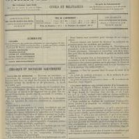 1585 - Page 1577 - Sommaire / Chronique et nouvelles scientifiques. Facultés de médecine / Marine / L'examen médical des conducteurs d'automobiles / Renseignements