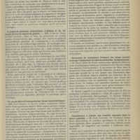 1589 - Page 1581 - Congrès français des médecins aliénistes et neurologistes de langue française. XXIIIe session [Le Puy, 1-7 août 1913]. L'assistance psychiatrique dans la marine française ; les troubles psychiques des catastrophes maritimes ; l'opium dans la marine. M. Hesnard / A propos de quelques observations d'aliénés et de névroses devant le conseil de guerre. MM. Louis de Santi et Paul Voivenel / Un cas de délire d'interprétation (forme hypocondriaque). MM. Paul Sérieux et Lucien Libert / Délire obsessif de persécution chez une obsédée constitutionnelle à syndromes multiples. M. Roger Dupouy... / Correction du traitement bromuré des crises convulsives par l'adjonction de bleu de méthylène (bromocyanine). M. Henri Aimé... / Contribution à l'étude des troubles mentaux dans la fièvre typhoïde. M. Paul Voivenel...