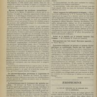 1620 - Page 1612 - XVIIe Congrès international de médecine. Tenu à Londres, du 6 au 12 août 1913. Section de thérapeutique. Quelques indications de l'air surchauffé en thérapeutique. M. Vignat... / Nouveau traitement des paralysies spasmodiques. M. Faure... / Loi pharmacodynamique gouvernant la suppression de la morphine. M. O. Jennings / La kinésithérapie dans le traitement des maladies nerveuses. M. Kouindjy... / Valeur comparée des médicaments cardiaques. MM. R. Gottlieb... et T. G. Janeway... / Cryocautère indicateur de pression et mesures thermométriques en cryothérapie. Cautère par l'air liquide. M. H. Béclère. (A suivre) / Jurisprudence. La loi de finances du 30 juillet 1913 et la médecine. [R.-Marcel Petit]