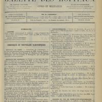 1625 - Page 1617 - Sommaire / Chronique et nouvelles scientifiques. Hôpitaux de Paris / Hôpitaux de Province / Guerre / Physiothérapie / Chemins de fer de Paris-Lyon-Méditerranée