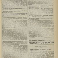 1633 - Page 1625 - XVIIe Congrès international de médecine. Tenu à Londres, du 6 au 12 août 1913. Section de médecine. Glycosurie alimentaire consécutive à l'absorption de saccharose. M. Le Goff... / La valeur de la laparoscopie. M. L. Renon... / Relations entre les syndromes surrénaux et les troubles des fonctions surrénales. M. L. Bernard / Tuberculose et phtisie. M. H. W. Middendorp / La guérison du diabète. M. Guelpa. (A suivre) / Notes pour l'internat. Péritonites tuberculeuses