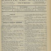 1637 - Page 1629 - Sommaire / Chronique et nouvelles scientifiques. Hôpitaux de Paris