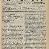 1661 - Page 1653 - Sommaire / Chronique et nouvelles scientifiques. Hôpitaux de Paris / Distinctions honorifiques / Université de Paris / Nécrologie / Avis