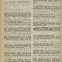 1710 - Page 1702 - XVIIe Congrès international de médecine. Tenu à Londres, du 6 au 12 août 1913. Section de neuropathologie. La contraction galvano-tonique, durable et non durable, dans la maladie de Thomsen, la myopathie et la dégénérescence. MM. G. Bourguignon et E. Huet / Section de médecine navale et militaire. La vaccination antityphoïdique. MM. W. Leishman..., F. Russel..., Chantemesse et H. Vincent...