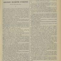 1751 - Page 1743 - Clinique chirurgicale de « La Joliette ». Deux observations de chirurgie crânienne d'urgence. Par M. Lop...