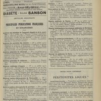 1757 - Page 1749 - Chronique et nouvelles scientifiques (Suite). Guerre / Articles originaux des principales publications françaises et étrangères. Archives des maladies de l'appareil digestif et de la nutrition / Archives des maladies des enfants / Archives générales de chirurgie / Archives générales de médecine / Archives médicales d'Angers / Archives médico-chirurgicales de Normandie / Archives médico-chirurgicales de province / Bulletin général de thérapeutique / Bulletin médical / Bulletin médical de l'Algérie / Clinique / Echo médical du Nord / Gazette médicale de Nantes / Gazette hebdomadaire des sciences médicales de Bordeaux / Journal de médecine de Bordeaux / Journal de médecine de Paris / Journal des praticiens / Notes pour l'internat. Péritonites aiguës