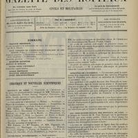 1793 - Page 1785 - Sommaire / Chronique et nouvelles scientifiques. Hôpitaux de Paris / Distinctions honorifiques / Guerre / Ministère de l'intérieur / Les chirurgiens-majors des Hôpitaux de Lyon / Renseignements