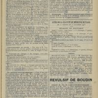 1859 - Page 1851 - Chronique et nouvelles scientifiques. La création de dispensaires antituberculeux / L'inspection médicale dans les lycées / L'assainissement de Saigon / Une retraite pour les médecins / L'engraissement des conscrits américains / Nécrologie / Actes de la Faculté de médecine de Paris du 27 octobre au 1er novembre 1913. Examens de doctorat / Thèses