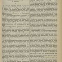 1881 - Page 1873 - La vaccinothérapie (ou bactériothérapie) de la fièvre typhoïde et des fièvres paratyphoïdes. Par M. le Professeur H. Vincent...