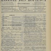 1921 - Page 1913 - Sommaire / Chronique et nouvelles scientifiques. Hôpitaux de Paris / Faculté de médecine de Paris / Société de secours mutuels et de retraites pour femmes et enfants des médecins / Le mouvement de la population en 1913 / Nécrologie / Renseignements