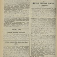 1950 - Page 1942 - Pratique médicale. Sur l'administration du salicylate dans le rhumatisme aigu / Formulaire. Entérites chroniques et diarrhées / Actes de la Faculté de médecine de Paris. Thèses / Articles originaux des principales publications françaises et étrangères. Annales des maladies de l'oreille, du larynx, du nez et du pharynx / Paris médical / Presse médicale / Revue de chirurgie