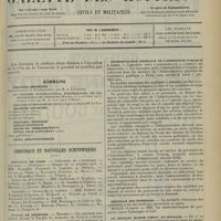 1953 - Page 1945 - Sommaire / Chronique et nouvelles scientifiques. Hôpitaux de Paris / Écoles de médecine / Administration générale de l'assistance publique à Paris / Médaille des épidémies / Un médecin homme d'État en Espagne / Renseignements
