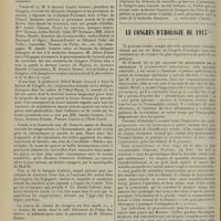 1960 - Page 1952 - IXe Congrès international d'hydrologie, de climatologie et de géologie. (Madrid, 15-21 octobre 1913). Sanatoriums de climats. Tolosa-Latour, Cadina et Vidal / Moureu : Les gaz thermaux : gaz rares et radioactivité / Le Congrès d'urologie de 1913. Affections de la prostate