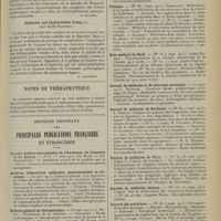 1965 - Page 1957 - Livres nouveaux. Clinique médicale de l'Hôtel-Dieu de Paris, par A. Gilbert. [B. Gayard] / Diphterie und diphterischer Croup, par Adolf Baginski. [A. Lemierre] / Notes de thérapeutique / Articles originaux des principales publications françaises et étrangères. Annales médico-chirurgicales de l'Auvergne, du Limousin et du Quercy / Archives d'électricité médicales, expérimentales et cliniques / Bulletin général de thérapeutique / Bulletin médical / Clinique / Echo médical du Nord / Journal de médecine et de chirurgie pratiques / Journal de médecine de Bordeaux / Journal de médecine de Paris / Journal de médecine interne / Journal des praticiens / Journal médical de Bruxelles / Journal médical français