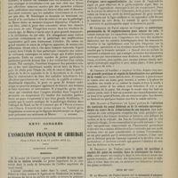1977 - Page 1969 - Actualités. La pathologie du Maroc. [L. Gayard] / XXVIe Congrès de l'association française de chirurgie. Tenu à Paris du 6 au 11 octobre 1913. Questions diverses. Hernies. M. Kummer. Procédé de cure radicale de la hernie crurale / Voies urinaires. Organes génitaux de l'homme. M. Gayet : Un cas de pyélo-néphrite d'origine caeco-appendiculaire / M. Cathelin : Statistique personnelle de 18 néphrectomies pour cancer du rein / M. Chibret : Un procédé pratique et rapide de fistulisation sus-pubienne de la vessie / MM. Rochet et Thévenot : Ablation du testicule du canal déférent et de la vésicule correspondante au cours de la tuberculose de ces organes / M. Regnault : Point de machine à coudre dit point de navette, dans le traitement du varicocèle / Tête et cou. M. de Martel : Nécessité d'adopter une technique spéciale dans les opérations sur le système nerveux