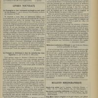 2077 - Page 2069 - Pratique médicale. Deux traitements de la toux. [J. Birhal] / Livres nouveaux. Les dyspepsies et leur traitement envisagés au seul point de vue clinique, par le Docteur Félix Ramond... [M. Brelet] / Les préjugés en diététique et dans les maladies des voies digestives, par le Docteur A. Mollière. [A. Gaullieur L'Hardy] / Deux siècles de presse au service de la pharmacie et cinquante ans de L'Union pharmaceutique, par M. Eugène Guitard... [A. Gaullieur L'Hardy] / Médecine et médecins en Ethiopie, par le Docteur Mérab... [A. Gaullieur L'Hardy] / Bulletin bibliographique