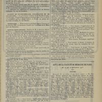2083 - Page 2075 - Chronique et nouvelles scientifiques. Union fédérative des médecins de réserve et de territoriale / Société de psychothérapie, d'hypnologie et de psychologie / Nécrologie / Hôpital Saint-Antoine / Actes de la Faculté de médecine de Paris du 24 au 29 novembre 1913. Thèses