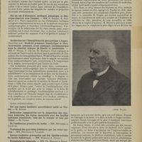 2205 - Page 2197 - Sociétés savantes. Société de biologie. (Séance du 29 novembre 1913). Hypophysectomie et polyurie. MM. J. Camus et G. Roussy / Sur un cas d'alternance cardiaque mécanique et électrique observée chez l'homme. MM. E. Bordet, E. Donzelot et C. Pezzi / Recherches sur l'hémoglobinurie paroxystique a frigore. Deuxième note : Etude du processus hémolytique in vitro. Intervention constante d'une substance antihémolytique dans la réaction typique de Donath et Landsteiner. MM. F. Widal, P. Abrami, Et. Brissaud / Avis / Le Docteur Hérard. [Nécrologie]. [A. Brochin]