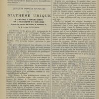 2246 - Page 2238 - Du rôle de la syphilis dans la production des malformations foetales. Par M. L. Babonneix / Quelques données nouvelles sur la diathèse urique de l'influence de certains aliments sur la solubilisation de l'acide urique. D'après les travaux du Docteur M. Hinhede ; par M. Alfred Gottschalk