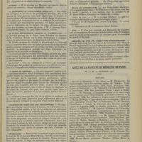 2275 - Page 2267 - Chronique et nouvelles scientifiques. Écoles de médecine / Marine / Un monument au Professeur Jaboulay / La lutte méthodique contre la tuberculose / Le droit de critique / Médecine et taxe sur les vélocipèdes / Nécrologie / Conférences de gynécologie / École de psychologie / Avis / Chemins de fer de Paris-Lyon-Méditerranée / Actes de la Faculté de médecine de Paris du 22 au 27 décembre 1913. Thèses