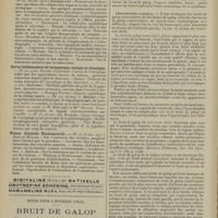 2302 - Page 2294 - Articles originaux des principales publications françaises et étrangères. Münchener medizinische Wochenschrift / Revue hebdomadaire de laryngologie, otologie et rhinologie / Wiener klinische Wochenschrift / Notes pour l'internat (oral). Bruit de galop