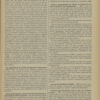 2347 - Page 2339 - Sociétés savantes. Société de biologie. (Séance du 20 décembre 1913). Rachitisme expérimental par thyroïdectomie des procréateurs. MM. H. Claude et J. Rouillard / Les anomalies de la réaction de Donath et Landsteiner. MM. Widal, P. Abrami et Et. Brissaud / Action péristaltogène intense des selles diarrhéiques et notamment des selles typhiques. M. Paul Carnot / Poluyrie expérimentale par lésions de la base du cerveau. La polyurie dite hypophysaire. MM. J. Camus et G. Roussy / A propos de l'épidémie de Cholet. MM. Ollive et Collignon / Formation des hémolysines dans le sang des animaux préparés. MM. Arlo et Certain / Syndrome des fibres radiculaires longues des cordons postérieurs. M. Dejerine