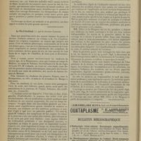 0024 - Page 14 - Livres nouveaux. Précis de pathologie interne, par MM. Debove..., et A. Sallard... [Courtois-Suffit] / La vie d'étudiant, par le Docteur Cabanès. [A. Brochin] / Traité médico-légal des accidents du travail (2e édition), par les Docteurs Ollive et Le Meignen. [Courtois-Suffit] / Bulletin bibliographique